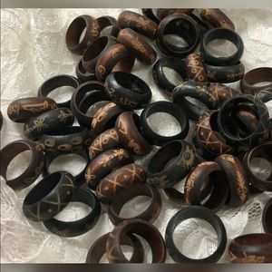 COPY - 7 Pcs Random Wooden Rings for Women & Men for $5